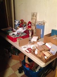 EVERYTHING ELSE IN THE HOUSE $1.00 EACH, EXCEPT SOME FURNITURE PRICED $5.00 TO $10.00! PLASTIC TABLES AND SHELFS NOT FOR SALE!
