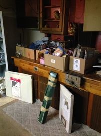 EVERYTHING ELSE IN THE HOUSE $1.00 EACH, EXCEPT SOME FURNITURE PRICED $5.00 TO $10.00! PLASTIC TABLES AND SHELFS NOT FOR SALE!