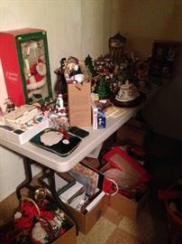 EVERYTHING ELSE IN THE HOUSE $1.00 EACH, EXCEPT SOME FURNITURE PRICED $5.00 TO $10.00! PLASTIC TABLES AND SHELFS NOT FOR SALE!