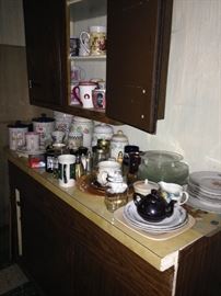 EVERYTHING ELSE IN THE HOUSE $1.00 EACH, EXCEPT SOME FURNITURE PRICED $5.00 TO $10.00! PLASTIC TABLES AND SHELFS NOT FOR SALE!