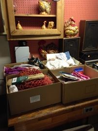 CRAFT SUPPLIES! EVERYTHING ELSE IN THE HOUSE $1.00 EACH, EXCEPT SOME FURNITURE PRICED $5.00 TO $10.00! PLASTIC TABLES AND SHELFS NOT FOR SALE!