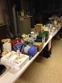 CANDLES AND MORE DECOR GIFT ITEMS! EVERYTHING ELSE IN THE HOUSE $1.00 EACH, EXCEPT SOME FURNITURE PRICED $5.00 TO $10.00! PLASTIC TABLES AND SHELFS NOT FOR SALE!