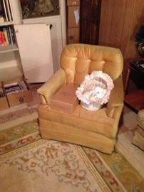 CHAIR $5.00! EVERYTHING ELSE IN THE HOUSE $1.00 EACH, EXCEPT SOME FURNITURE PRICED $5.00 TO $10.00! PLASTIC TABLES AND SHELFS NOT FOR SALE!
