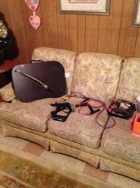 COUCH $5.00! EVERYTHING ELSE IN THE HOUSE $1.00 EACH, EXCEPT SOME FURNITURE PRICED $5.00 TO $10.00! PLASTIC TABLES AND SHELFS NOT FOR SALE!