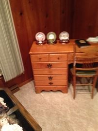 DESK IS $5.00 AND CHAIR IS $5.00 EVERYTHING ELSE IN THE HOUSE $1.00 EACH, EXCEPT SOME FURNITURE PRICED $5.00 TO $10.00! PLASTIC TABLES AND SHELFS NOT FOR SALE!