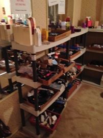 ALL AVON IS $ 1.00 EACH! EVERYTHING ELSE IN THE HOUSE $1.00 EACH, EXCEPT SOME FURNITURE PRICED $5.00 TO $10.00! PLASTIC TABLES AND SHELFS NOT FOR SALE!
