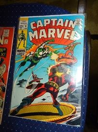12 & 15 cent comics, boxes of other comics