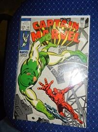 12 & 15 cent comics, boxes of other comics