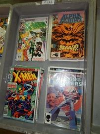 12 & 15 cent comics, boxes of other comics