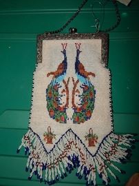 beaded purse, mesh purses
