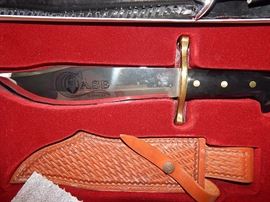 Case Bowie knives, Kodiak knives, Case XX knives, Case Knife display cabinet