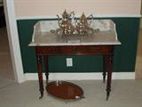 1850 Marble Top Server
