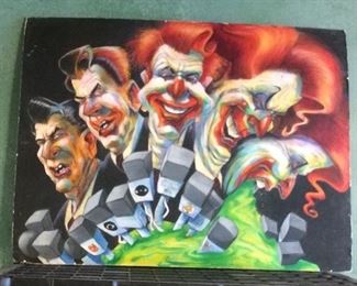 Original Painting of Ronald Reagan,  AWESOME & FUNKY