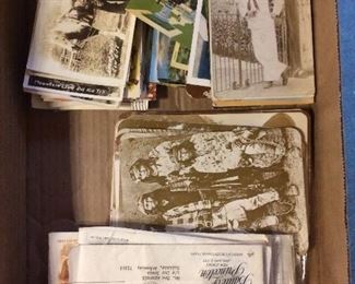 Box of Antique Post Cards