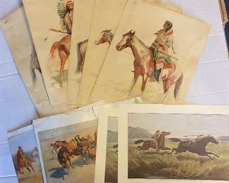 Antique Western Prints