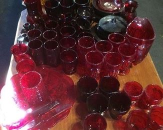 Ruby Red Glass, Smith Red Glass, 