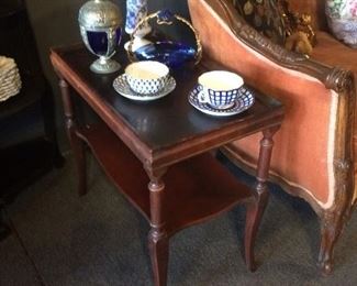 Russian Cups and Saucers, Cobalt Egg Candy dish, etc