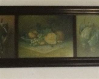 Antique Triptic Print