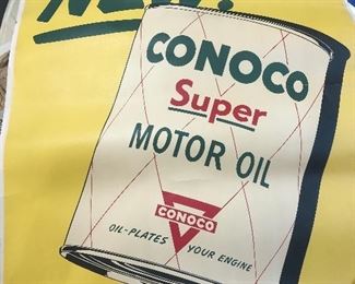 Vintage Original Conoco Oil Poster