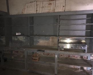 Back Bar to be sold... Removed by the buyer                      Gas Griddle from Savanna's Restaurant