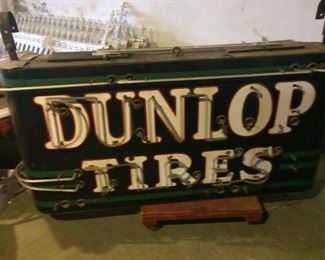 1939 Vintage Neon/ Porcelain Sign from Dardanelle Motors  at 205 North Front Street Building.
 75” width  x 16” depth x 36” height 