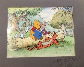 Winnie the Pooh original Disney Sericel 