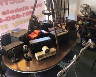 Vintage iron table and chairs
Vintage Radios