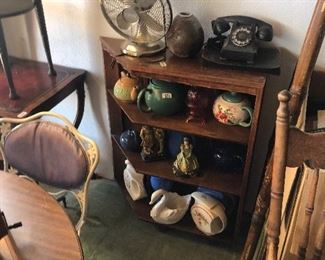 Vintage pottery and tea pots