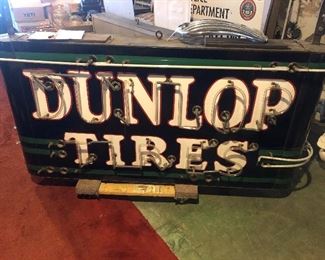 1939 Vintage Neon/ Porcelain Sign from Dardanelle Motors  at 205 North Front Street Building.               75” width  x 16” depth x 36” height 