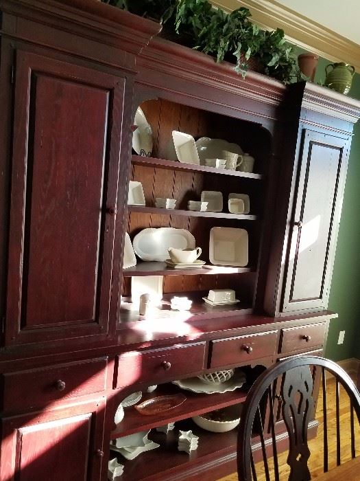 Another view of this great breakfront/china cabinet
