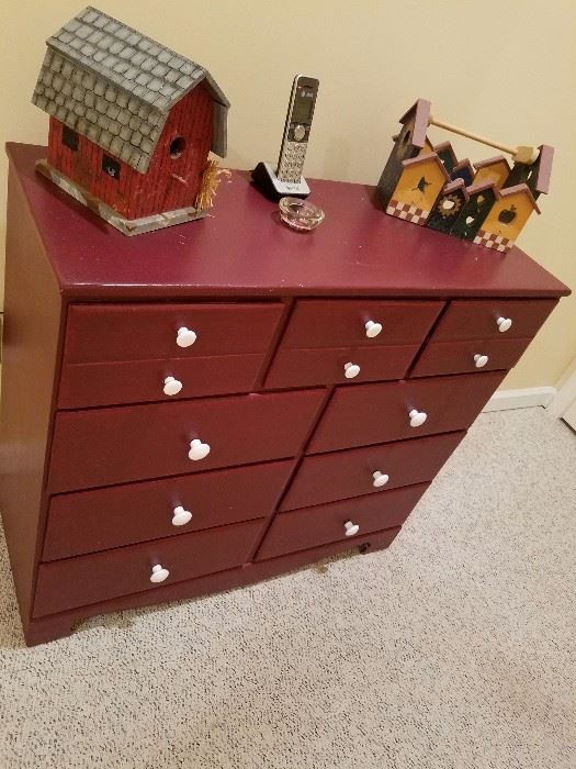 Great Red multi drawer chest