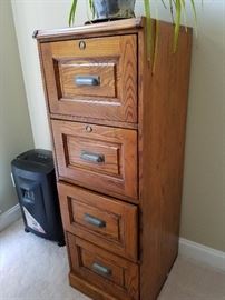 Great wood file cabine