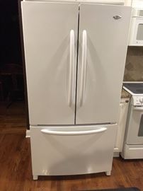 Maytag Refrigerator with water inside, slide out freezer for sale.