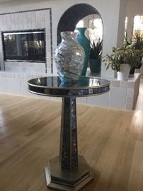 Hooker mirrored table.