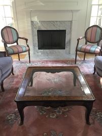 Drexel chinese style coffee table.