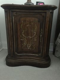 One of two Heritage side tables.