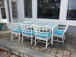 Crate & Barrel patio table for 8 ( part of set).