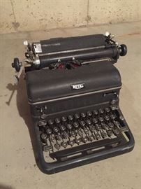 Vintage Royal typewriter.