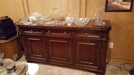 Hooker Credenza, Crystal