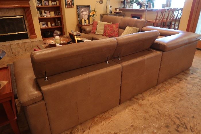 Neck area on couch raises