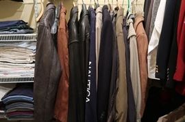 Men's clothes, all brand name labels