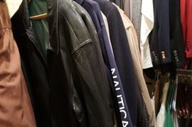 Men's clothes, all brand name labels