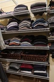 Men's clothes, all brand name labels