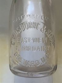 C.K. Osborne & Sons East-View Farm Dairy Brevard, N.C.(1/2 Pint)