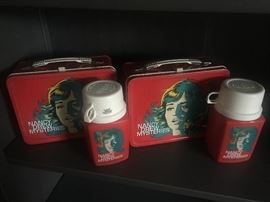 Vintage Nancy Drew Lunchboxes and Thermoses