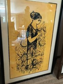 SUSAN BOLT LITHOGRAPH 