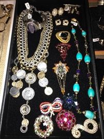 TONS OF DESIGNER JEWELRY, STERLING SILVER AND VINTAGE JEWELRY 