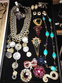 TONS OF DESIGNER JEWELRY, STERLING SILVER AND VINTAGE JEWELRY