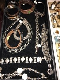 TONS OF DESIGNER JEWELRY, STERLING SILVER AND VINTAGE JEWELRY 