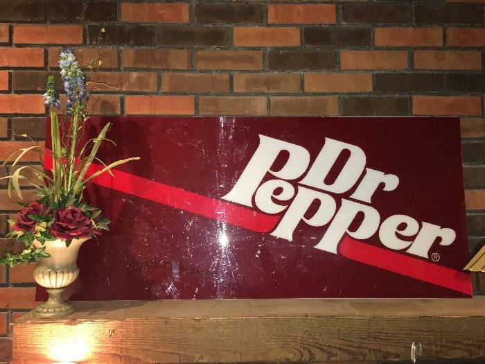 Dr. Pepper soda machine front